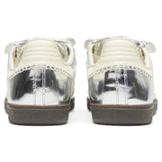 Luxuriöse Silberne Retro Streetwear Sneakers